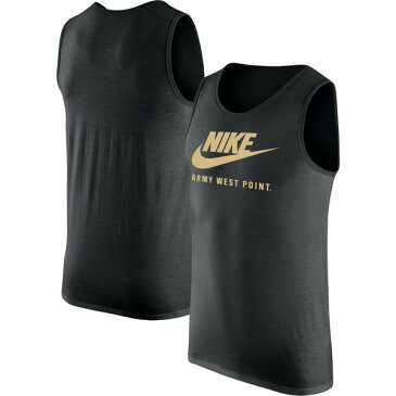 ナイキ メンズ Tシャツ トップス Army Black Knights Nike Futura Performance Scoop Neck Tank Top Black