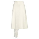 【送料無料】 ジル・サンダー レディース スカート ボトムス Midi skirts Cream