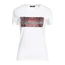 【送料無料】 カヴァリ クラス/ロベルト・カバリ レディース Tシャツ トップス T-shirts White
