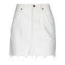 【送料無料】 シチズンズ オブ ヒューマニティ レディース スカート ボトムス Denim skirts White