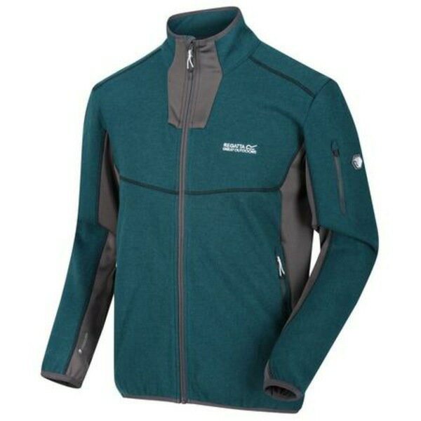 レガッタ メンズ パーカー・スウェットシャツ アウター Kestor Knit Effect Fleece Mens