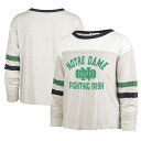 tH[eB[Zu fB[X TVc gbvX Notre Dame Fighting Irish '47 Women's All Class Lena Long Sleeve TShirt Oatmeal