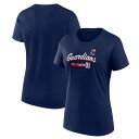 t@ieBNX fB[X TVc gbvX Cleveland Guardians Fanatics Branded Women's Logo TShirt Navy