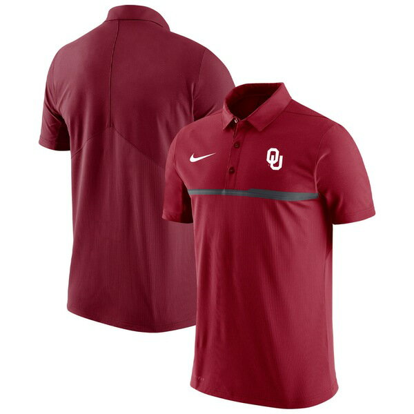 iCL Y |Vc gbvX Oklahoma Sooners Nike Coaches Performance Polo Crimson