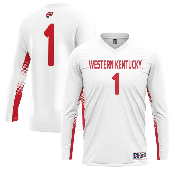 asty㤨֥ǥ졼  ˥ե ȥåץ #1 Western Kentucky Hilltoppers GameDay Greats Unisex Lightweight Volleyball Jersey WhiteפβǤʤ35,800ߤˤʤޤ