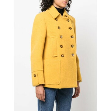 ドンダップ レディース コート アウター ダブルコート Yellow Mustard