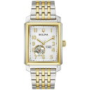 ■ブランド Bulova (ブロバ)■商品名 Men's Automatic Classic Sutton Two-Tone Stainless Steel Bracelet Watch 33mm■こちらの商品は米国・ヨーロッパからお取り寄せ商品となりますので、 お届けまで10日〜2週間前後お時間頂いております。 ■各ブランド・商品・デザインによって大きな差異がある場合がございます。 ■あくまで平均的なサイズ表ですので、「参考」としてご利用ください。 ■店内全品【送料無料】です！（※沖縄・離島は別途送料3,300円がかかります）