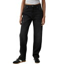 RbgI fB[X fjpc {gX Women's Long Straight Jeans Black Pep