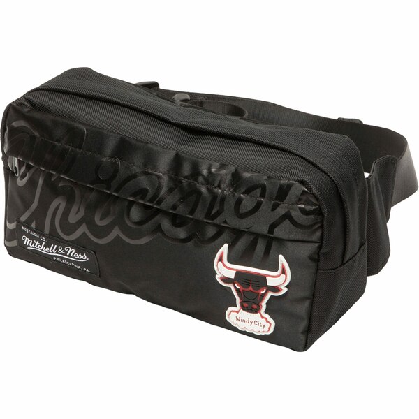 ミッチェル ネス レディース 財布 アクセサリー Chicago Bulls Mitchell Ness Women 039 s Hardwood Classics Fanny Pack Black