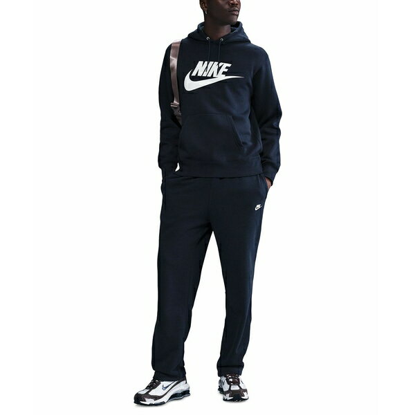 ナイキ メンズ パーカー・スウェットシャツ アウター Men's Club Fleece Standard-Fit Logo-Print Hood..