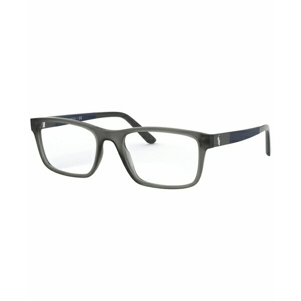 ラルフローレン メンズ サングラス・アイウェア アクセサリー PH2212 Men's Rectangle Eyeglasses Tran..