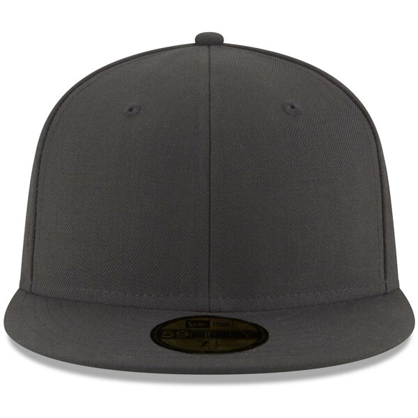 ニューエラ メンズ 帽子 アクセサリー New Era Blank 59FIFTY Fitted Hat Graphite