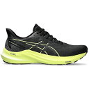 ASICS アシックス メンズ スニーカー 【ASICS GT-2000 12 Black Glow Yellow】 サイズ US_6(24.0cm) Black/Glow Yellow(4)