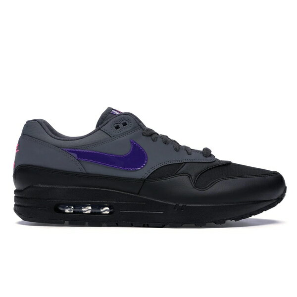 Nike ナイキ メンズ スニーカー 【Nike Air Max 1 Ripstop Dark Grey】 サイズ US_M_13 Dark Grey/Black-Pink Blast-Fierce Purple