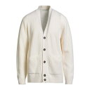 【送料無料】 フィリッポ デ ラウレンティス メンズ カーディガン アウター Cardigans White
