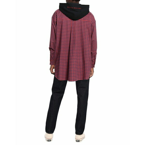 【送料無料】 モスキーノ メンズ パーカー・スウェットシャツ アウター Sweatshirts Red