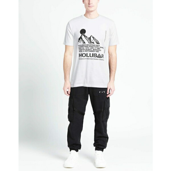 【送料無料】 ホルバー メンズ Tシャツ トップス T-shirts White