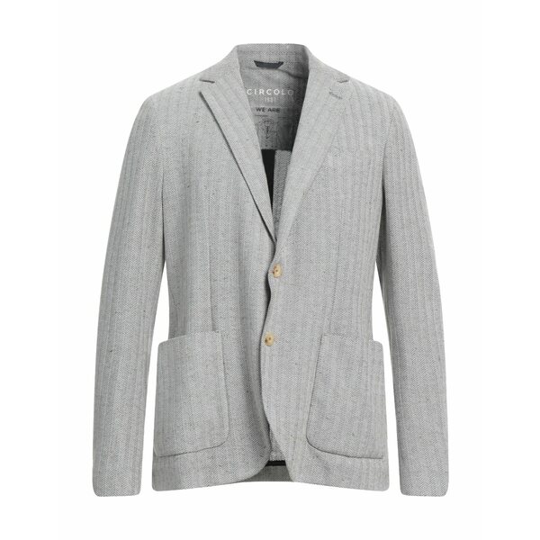 【送料無料】 チルコロ1901 メンズ ジャケット＆ブルゾン アウター Blazers Grey