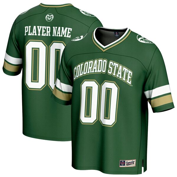 ゲームデイグレーツ メンズ ユニフォーム トップス Colorado State Rams GameDay Greats Unisex NIL PickAPlayer Football Fashion Jersey Green