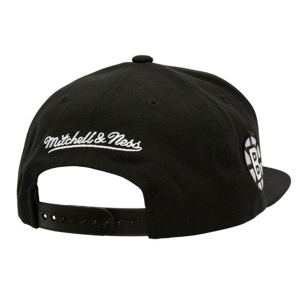 ミッチェル&ネス メンズ 帽子 アクセサリー Boston Bruins Mitchell & Ness Team Snapback Hat Black