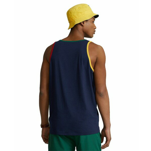 ラルフローレン メンズ Tシャツ トップス Men's Polo Bear Jersey Tank Top Cruise Navy Active Bear