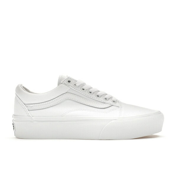 Vans バンズ レディース スニーカー 【Vans Old Skool Platform】 サイズ US_W_10W True White (Women's)