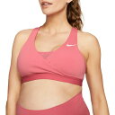 ナイキ レディース カットソー トップス Nike Women's Swoosh Maternity Padded Medium-Support Sports Bra Archaeo Pink