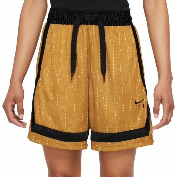 ナイキ レディース カジュアルパンツ ボトムス Nike Women's Dri-FIT Swoosh Fly Crossover Striped Basketball Shorts Chutney