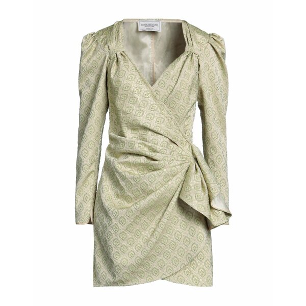 【送料無料】 フォルテクチュール レディース ワンピース トップス Mini dresses Green
