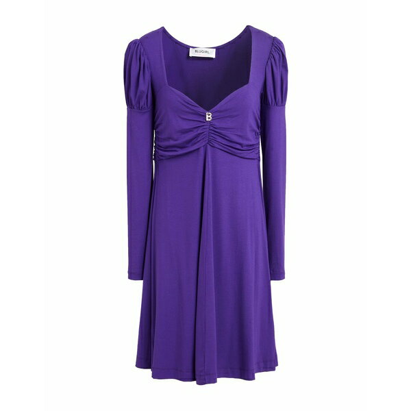 【送料無料】 ブルマリン レディース ワンピース トップス Mini dresses Purple