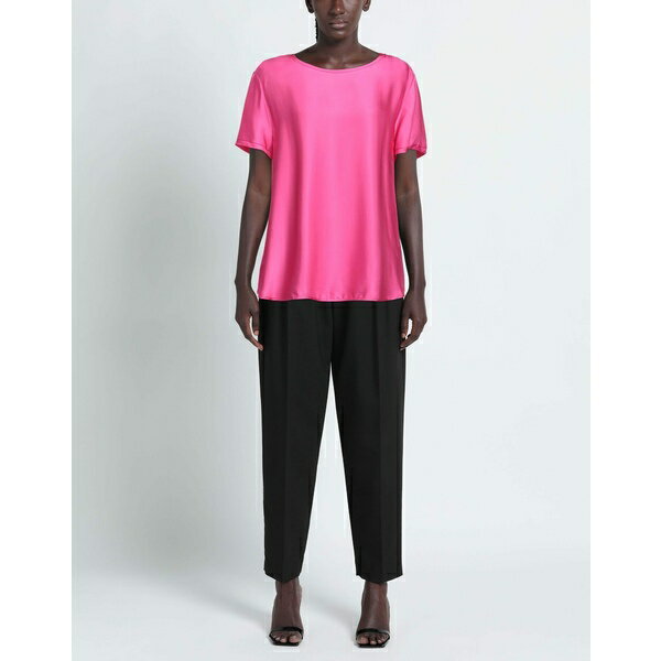 【送料無料】 マニラグレース レディース Tシャツ トップス Tops Pink