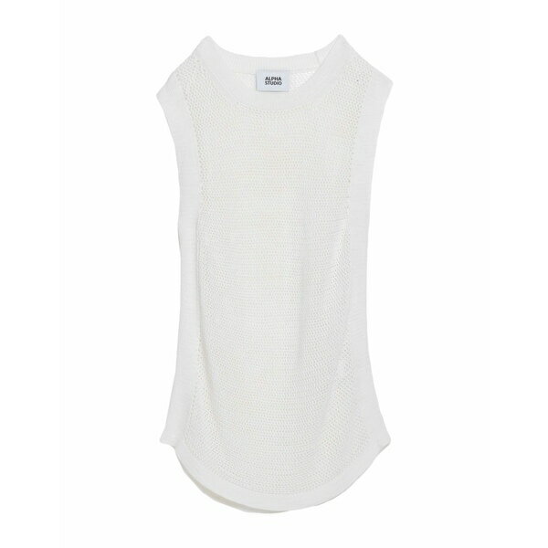 【送料無料】 アルファス テューディオ レディース ニット&セーター アウター Sweaters White