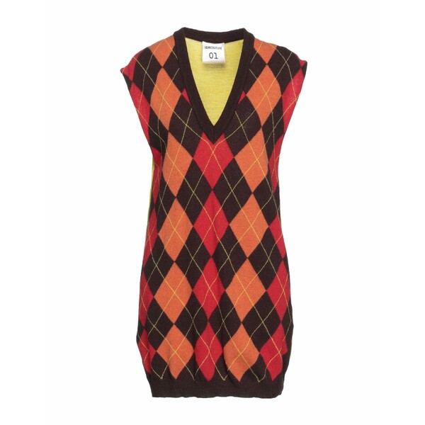 【送料無料】 セミクチュール レディース ニット&セーター アウター Sweaters Orange(4)