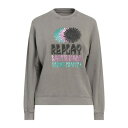 【送料無料】 リプレイ レディース パーカー・スウェットシャツ アウター Sweatshirts Grey