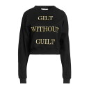 【送料無料】 モスキーノ レディース パーカー・スウェットシャツ アウター Sweatshirts Black