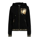 【送料無料】 ロベルトカヴァリ レディース パーカー・スウェットシャツ アウター Sweatshirts Black