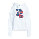 【送料無料】 ディースクエアード レディース パーカー・スウェットシャツ アウター Sweatshirts White