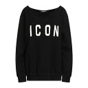 【送料無料】 ディースクエアード レディース パーカー・スウェットシャツ アウター Sweatshirts Black