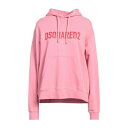 【送料無料】 ディースクエアード レディース パーカー・スウェットシャツ アウター Sweatshirts Pink