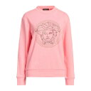 【送料無料】 ヴェルサーチ レディース パーカー・スウェットシャツ アウター Sweatshirts Pink