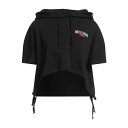 【送料無料】 モスキーノ レディース パーカー・スウェットシャツ アウター Sweatshirts Black