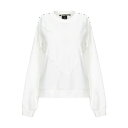【送料無料】 ピンコ レディース パーカー・スウェットシャツ アウター Sweatshirts White
