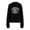 【送料無料】 ディースクエアード レディース パーカー・スウェットシャツ アウター Sweatshirts Black