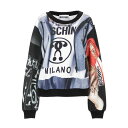 【送料無料】 モスキーノ レディース パーカー・スウェットシャツ アウター Sweatshirts Blue