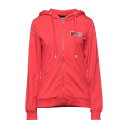 【送料無料】 モスキーノ レディース パーカー・スウェットシャツ アウター Sweatshirts Red