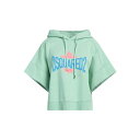 【送料無料】 ディースクエアード レディース パーカー・スウェットシャツ アウター Sweatshirts Green