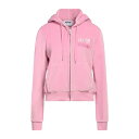 【送料無料】 モスキーノ レディース パーカー・スウェットシャツ アウター Sweatshirts Pink