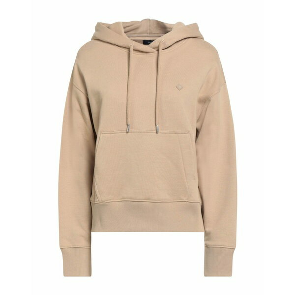 【送料無料】 ガント レディース パーカー・スウェットシャツ アウター Sweatshirts Beige