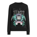 【送料無料】 ロベルトカヴァリ レディース パーカー・スウェットシャツ アウター Sweatshirts Black