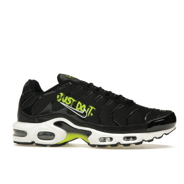 Nike ナイキ メンズ スニーカー 【Nike Air Max Plus Black Volt Just Do It】 サイズ US_12(30.0cm) Black/White/Volt/Black
